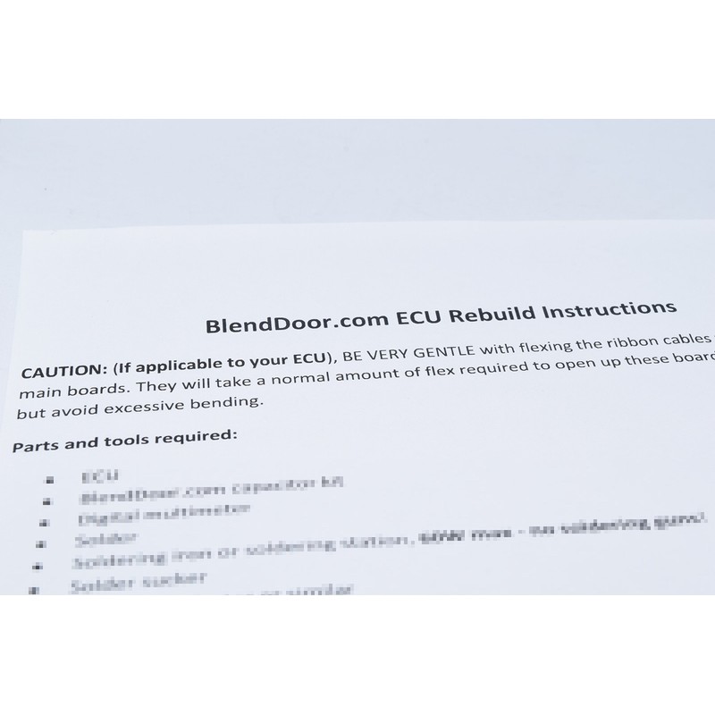 ECU Capacitor Repair Kit for 1989-1997 Mitsubishi/Dodge