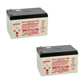 EnerSys Genesis NP12-12TFR 12V 12Ah F2 Flame Retardant SLA Battery 2 Pack