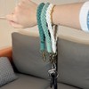 Moydolo Macrame Boho Keychain Bracelet Holder Handmade Keychain Wristlet Key
