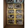 3D Metal & Wooden Brain Teasers Puzzle Set Gift Kids