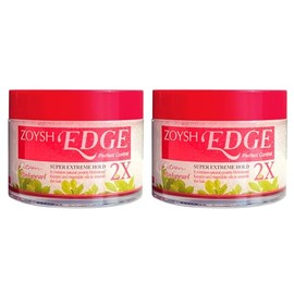 Infinix Zoysh Edge Original Hairstyling Pomade For Men and Women - For All Hair Types - Long Lasting - Strong Hold, Natural Finish -Water Based - Citron Pink Pearl - 3.52Oz - Pack of 2