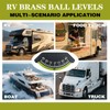 Geouniver 3-Pcs High-Visibility Ball Level Gauge For RV, Camper, Trailer