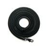 NYFASHION101 4mm 36" Hip-Hop Franco Chain Necklace, Jet Black #701BK