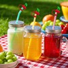 4 PCS Cherry Straw Topper Universal Cherry Straw Covers Silicone