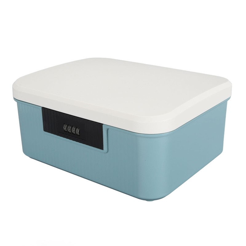 9L Capacity Lockable Storage Trunk for Files Document Organizer Double