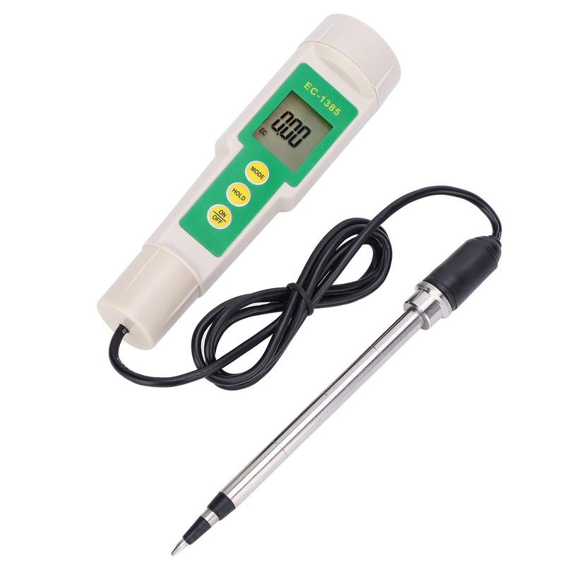 Portable EC CF TDS 3‑in‑1 Soil Meter, EC‑3185 Soil Analyzer