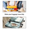 FAVORTALK Travel Cubes for Packing 6 Pcs Waterproof Travel Organiser