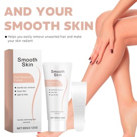 2 Stück Haarentfernungscreme, Enthaarungscreme, Schnelle und Effektive Haarentfernung für Frauen, Creme zur Haarentfernung für Achsel, Brust, Arme und Beine, Hair Removal Cream, 14