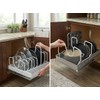 Pull-Out Kitchen Organizer for Pots & Pans – Multifunction Stainless