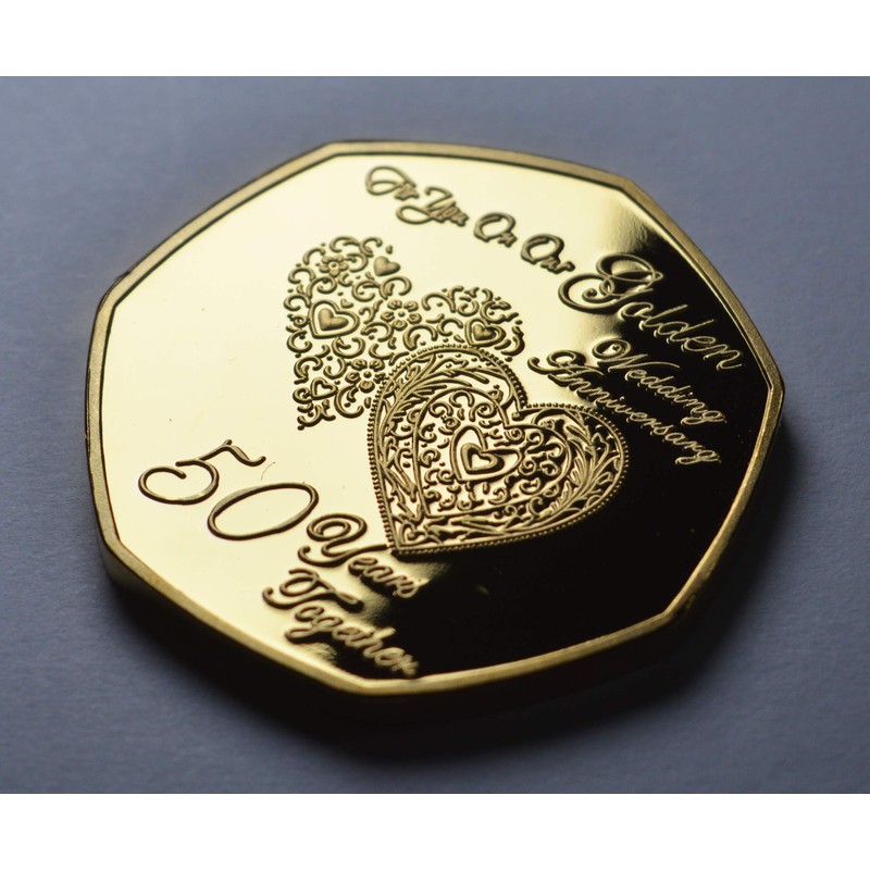 The Commemorative Coin Company On Our 50th GOLDEN WEDDING ANNIVERSARY