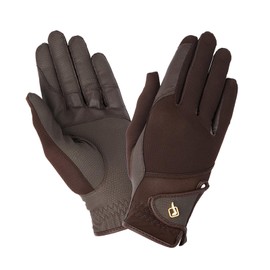 LeMieux Pro Mesh Horse Riding Gloves - Brown Small