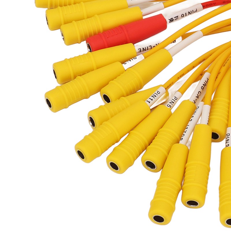 16 Pin Jumper Cable Safe Connection Female OBD Connector Diagnostic