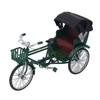 Rickshaw Model Retro Design Decorative Interesting Alloy 3 Wheel Rickshaw