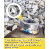 2Pcs M22 x 1.5 Soot Sensor Repair Fitting(Stainless Material) Compatible