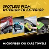 HOMEXCEL Microfiber Cleaning Cloths 6 Pack, 12.5 x 12.5 inch
