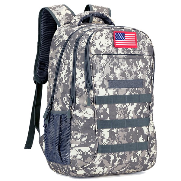 gulimirror Camo Backpack 40L Military Elementary Middle School Boys Backpack