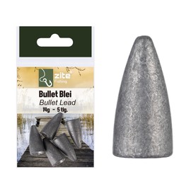 Zite Fishing Bullet Lead Fishing Weights Various Sizes 3.5-14g Ideal for Perch & Zander (5)