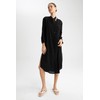 DeFacto Damen Strandkleid Sommer - Bikini Strandtunika Beach Dress Badetunika