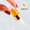 Comrzor 100 Pack 3ml Clear Glass Dropper Bottles with 4