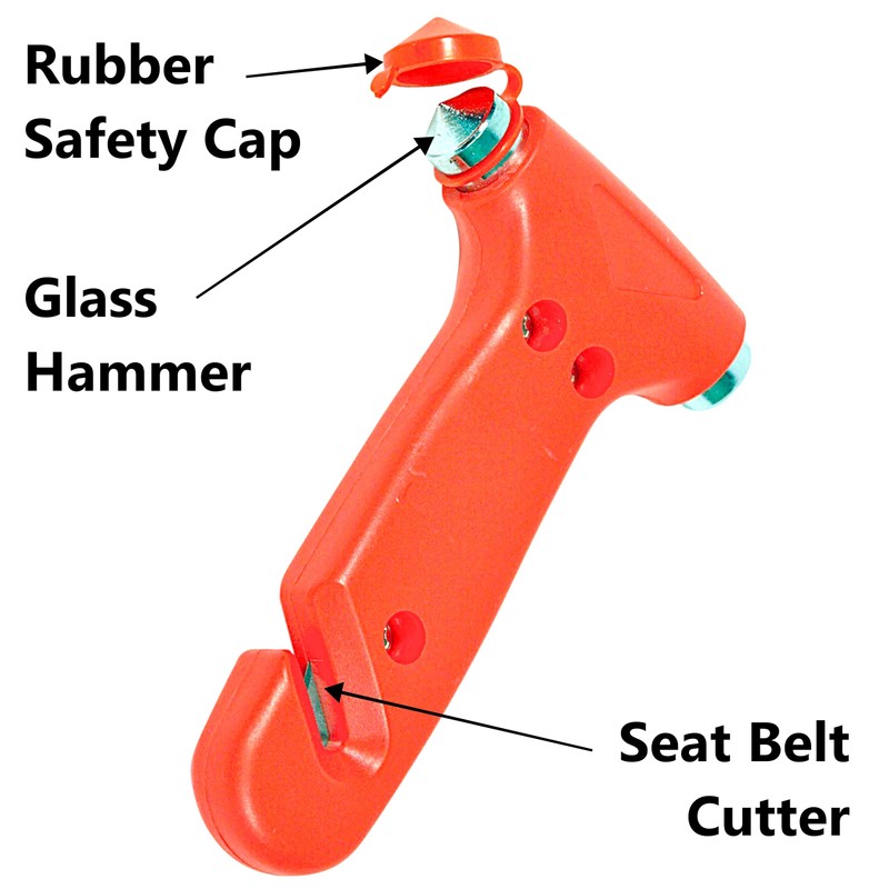 AA Emergency Car Window/Glass Hammer Seatbelt Cutter Rescue Tool AA6240