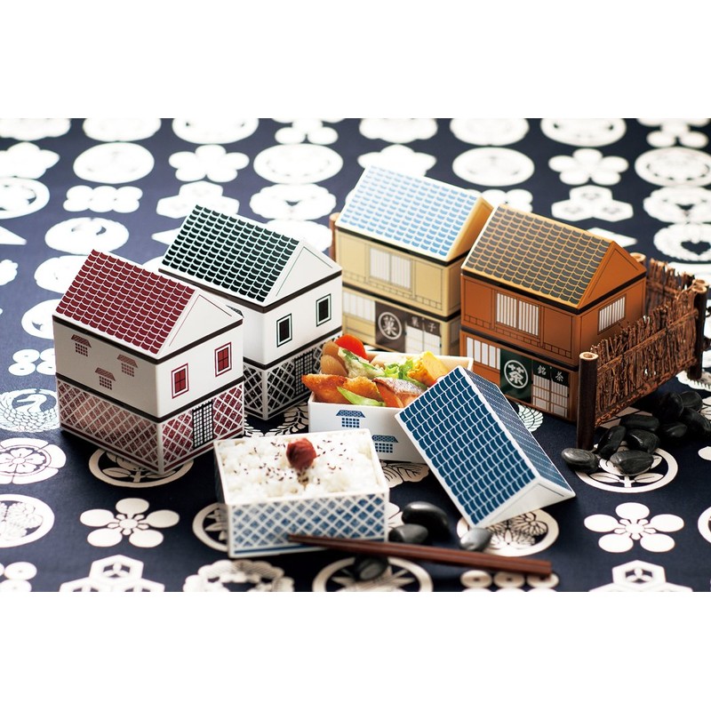 HAKOYA OBENTO HOUSE 18.0 House 箸箱 Set Trading Gray 33073 