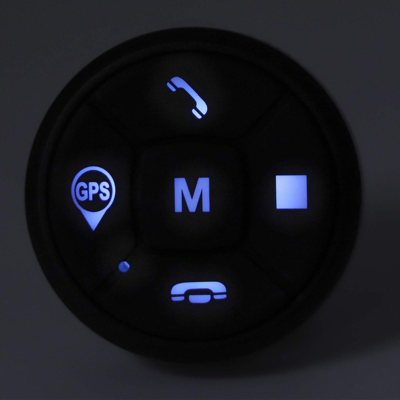 Wireless Remote Control with Luminous Buttons, Steering Wheel Control Button