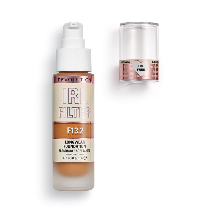 Makeup Revolution, IRL Filter Longwear Foundation, Medium to Full Coverage,