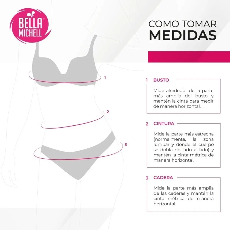 Faja Bella Michell 2024 Talle Largo Varias Tallas Beige