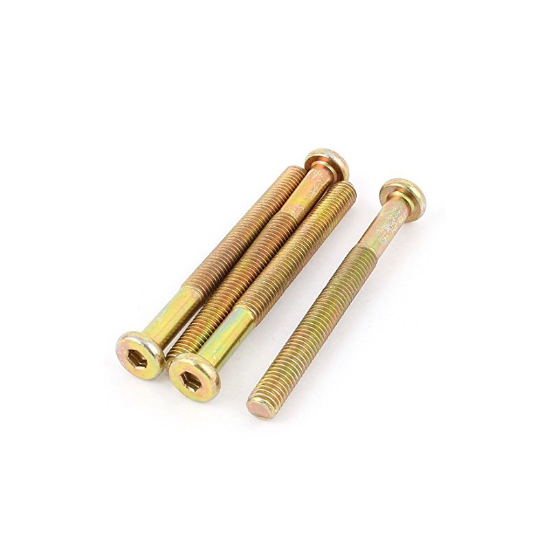 uxcell M8 X 80mm Threaded Hex Socket Head Cap Screws