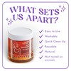 MOOM USDA Organic Sugar Waxing Kit for Women & Men