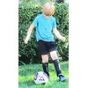 Combination Set Kids Soccer Shin Guards with Adjustable Straps &