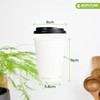BIOFUTURE Biodegradable Coffee Cups – 50 x 6oz – 16oz
