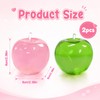 2 Pcs Pink Apple Squishy and Green Apple Squishy for