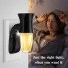 Zoblise 2 Pack Wall Fragrance Plug in with Night Light,