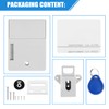 Gokelomg Invisible Hidden RFID Free Opening Intelligent Sensor Cabinet Lock
