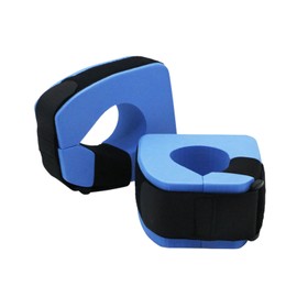 AIXXCUVQ Aquatic Training Aquatic Training and Aquas Exercise Equipment Premium EVA Safety Swimming Arm Band Swimming Ankle Bands, Blue Velcros