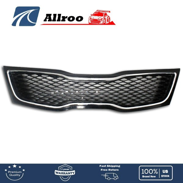 munirater For 2014-2015 Kia Optima Front Upper Bumper Grille Chrome