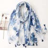 First Choose Cotton Linen Feeling Women Large Long Scarf Shawl