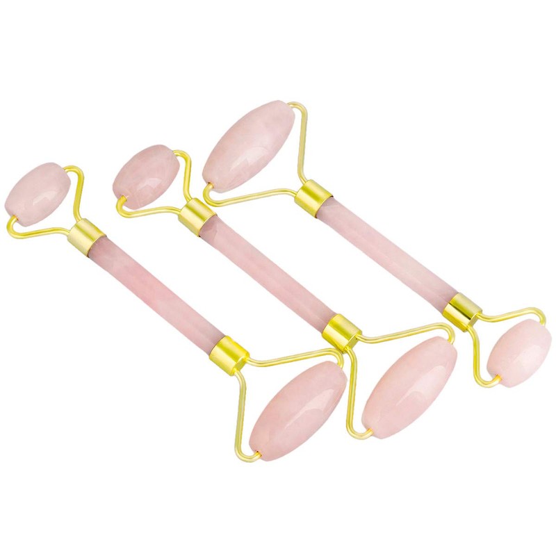 Nupuyai Jade Roller Face Massager Gemstone Rose Quartz Face Roller
