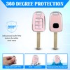 QBUC for Honda Key Fob Cover with Key Chain, for