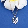KEYCHIN Ukrainian Symbol Necklace Ukraine Trident Inspired Gifts Ukraine Remembrance