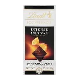 Lindt 🟢 New Lindt Excellence Intense Orange Dark Chocolate Pieces 3.5oz (1-Bar)
