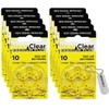 Hear Clear Size 10 PR230 Hearing Aid Batteries Yellow Tab