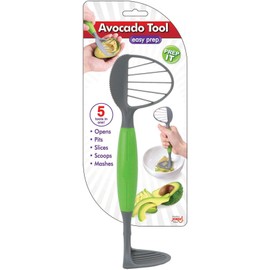 JOKARI Avocado Tool - Bright Plastic Handle, Stainless Steel Blade
