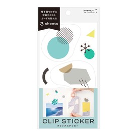 MIDORI 82625006 Wall Sticker Clip Sticker Geometric Pattern
