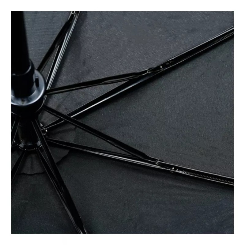 Travel timer Paraguas Apertura Y Cierre Automaticos 8 Varillas Negro