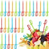 1000 Pieces Plastic Cocktail Swords Picks Fruit Drink Picks Bulk