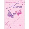 Piccadilly Greetings Traditional Birthday Card Nana,Pink - 7 x 5