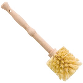 Redecker Food Processor Brush, Extra Stiff Tampico Fibre Bristles, Handmade Beech Wood Handle, Vegan, Made in Germany