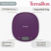 TERRAILLON Electronic Kitchen Scales - Tare Liquid Conversion, Integrated Handle,
